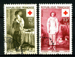 1089/1090 - Paire Croix-Rouge 1956 - Oblitérés - TB - Oblitérés