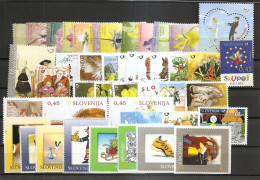 SLOVENIA 2007,COMPLETE YEAR,ANNO COMPLETA,JAHRGANG,MNH - Slowenien