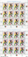 Juventus Campione 2003 Due Minifogli Varietà  Due E Tre Fori - Varietà E Curiosità