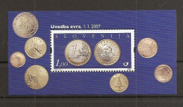 SLOVENIA 2007,euro,block,used - Eslovenia