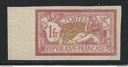 1900 FRANCIA N. 121 1 Fr. NON DENTELLATO MNH** Firmato Brun - Altri & Non Classificati