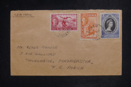 SARAWAK (Etat De Malaisie Orientale) - Lettre Par Avion > Madagascar - 1953 - A 2892 - Maleisië (1964-...)