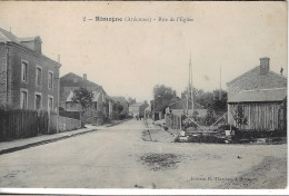 ARDENNE 08. RIMOGNE RUE DE L EGLISE - Otros & Sin Clasificación