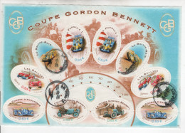 PRIX FIXE Obl F86 YT FR3948 MIC FR3126 SCOT FR4104A GIB Coupe Gordon Bennett 69a/46 (petite étiquette Collée En H Droite - Used