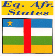 Flag Chromo - Equatorial African States - 5 X 5 Cm - Altri & Non Classificati