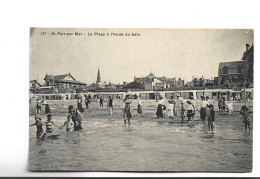 CPA DPT 50 ST PAIR SUR MER, LA PLAGE  A L HEURE DU BAIN - Saint Pair Sur Mer