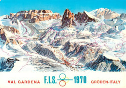 73856204 Groeden St Ulrich-Groeden Suedtirol IT Uebersichtskarte Skigebiet Skiwe - Andere & Zonder Classificatie