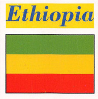 Flag Chromo - Ethiopia - 5 X 5 Cm - Altri & Non Classificati