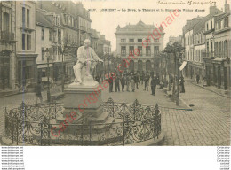 56.  LORIENT . La Bôve . Le Théatre Et La Statue De Victor Massé . - Lorient