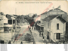 92.  RUEIL .  Avenue Du Chemin De Fer .  Quartier De La Gare . - Rueil Malmaison