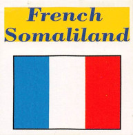Flag Chromo - French Somaliland - 5 X 5 Cm - Other & Unclassified