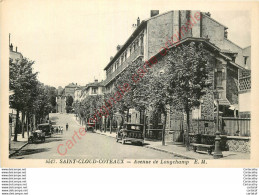 92.  SAINT CLOUD COTEAUX .  Avenue De Longchamp . - Saint Cloud