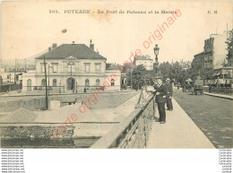 92.  PUTEAUX .  Le Pont De Puteaux Et La Mairie . - Puteaux