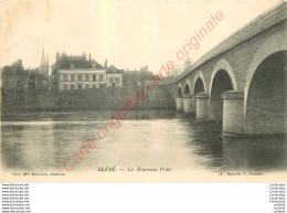 37.   BLERE .  Le Nouveau Pont . - Bléré