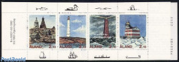 Aland 1992 Lighthouses 4v In Booklet, Mint NH, Various - Stamp Booklets - Lighthouses & Safety At Sea - Unclassified