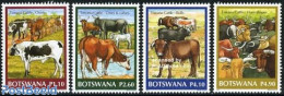 Botswana 2006 Tswana Cattle 4v, Mint NH, Nature - Animals (others & Mixed) - Cattle - Botswana (1966-...)