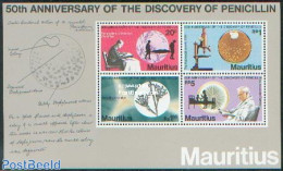 Mauritius 1978 Discovery Of Peniciline S/s, Mint NH, Health - History - Health - World War I - WW1 (I Guerra Mundial)