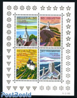 Switzerland 1987 200 Years Tourism S/s, Mint NH, Religion - Various - Churches, Temples, Mosques, Synagogues - Tourism.. - Ungebraucht