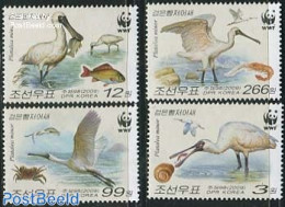 Korea, North 2009 WWF, Birds 4v, Mint NH, Nature - Birds - World Wildlife Fund (WWF) - Corea Del Nord
