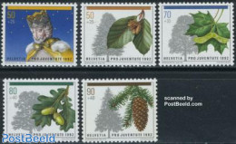 Switzerland 1992 Pro Juventute 5v, Mint NH, Nature - Trees & Forests - Nuovi