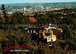 73855948 Linz Donau AT Stadtpanorama Elektrische Schienenbahn Von Uhfahr Auf Den - Autres & Non Classés