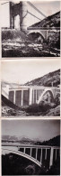Photo Originale - Année 1929 -le Pont De La Caille (pont Charles-Albert ) Allonzier-la-Caille/Cruseilles - Lot 3 Cartes  - Places
