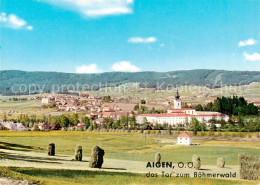 73855932 Aigen Muehlkreis Panorama Mit Kloster Tor Zum Boehmerwald Aigen Muehlkr - Autres & Non Classés