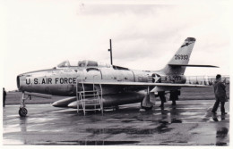 Photo Originale - Aviation - Militaria - Avion F-84F-50-RE Thunderstreak  -U.S AIR FORCE - Luftfahrt