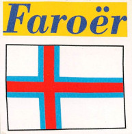 Flag Chromo - Faroër Islands - 5 X 5 Cm - Autres & Non Classés