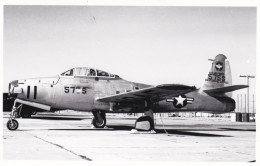 Photo Originale - Aviation - Militaria - Avion Republic F-84 Thunderjet - US AIR FORCE - Aviación