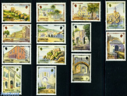 Gibraltar 1993 Definitives 13v, Mint NH, Various - Lighthouses & Safety At Sea - Art - Castles & Fortifications - Faros
