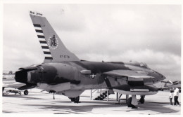 Photo Originale - Aviation - Militaria - Avion - Chasseur Bombardier - Republic F-105 Thunderchief - US Air Force - Aviación