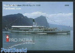 Switzerland 1999 Pro Patria Booklet, Mint NH, Transport - Stamp Booklets - Ships And Boats - Unused Stamps