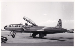 Photo Originale - Aviation - Militaria - Avion Lockheed T-33 Shooting Star - US AIR FORCE - Luftfahrt