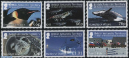 British Antarctica 2016 Environment Protection 6v, Mint NH, History - Nature - Science - Flags - Birds - Environment -.. - Protección Del Medio Ambiente Y Del Clima