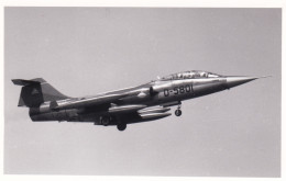 Photo Originale - Aviation - Militaria - Avion TF-104G En Vol - Aviación