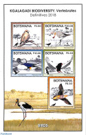 Botswana 2018 Birds 5v M/s, Mint NH, Nature - Birds - Birds Of Prey - Ducks - Botswana (1966-...)