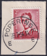 Timbres ROI BAUDOUIN TYPE MARCHAND CACHET POPERINGE E - Gebraucht