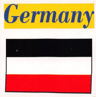 Flag Chromo - Germany - 5 X 5 Cm - Other & Unclassified