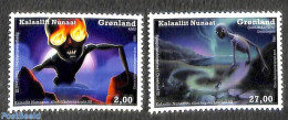 Greenland 2022 Ghost Stories 2v, Mint NH, Art - Fairytales - Unused Stamps