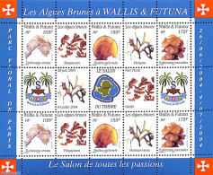 Wallis & Futuna 2004 Salon Du Timbre M/s, Mint NH, Nature - Various - Shells & Crustaceans - Maps - Vita Acquatica