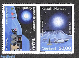 Greenland 2022 Christmas 2v S-a, Mint NH, Religion - Christmas - Unused Stamps