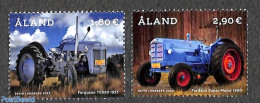 Aland 2023 Tractors 2v, Mint NH, Various - Agriculture - Agricoltura