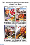 Guinea, Republic 2018 Red Cross 4v M/s, Mint NH, Health - History - Nature - Red Cross - Charles & Diana - Dogs - Nels.. - Red Cross