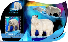 Djibouti 2016 Polar Bears, Mint NH, Nature - Bears - Yibuti (1977-...)