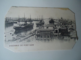 EGYPT  POSTCARDS  UPU     ENSEMBLE DE PORT SAID     FOR MORE PURCHASES 10% DISCOUNT - Otros & Sin Clasificación