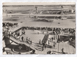 AEROPORT   PARIS ORLY LES PISTES VUES ES TERRASSES   CARTE  CIRCULEE - Aérodromes