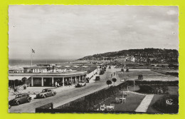 14 DEAUVILLE N°7 Magasin MOUNE VOIR ZOOMS Autos Cabriolet Marque ? Citroën Traction Peugeot 202 Vue Vers Trouville - Deauville