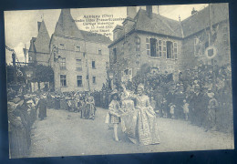 Cpa Du 18 Aubigny Grandes Fêtes Franco écossaises Cortège 15 Août 1931 Anne Stuart Reine De Paris  STEP187 - Aubigny Sur Nere