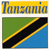 Flag Chromo - Tanzania - 5 X 5 Cm - Autres & Non Classés